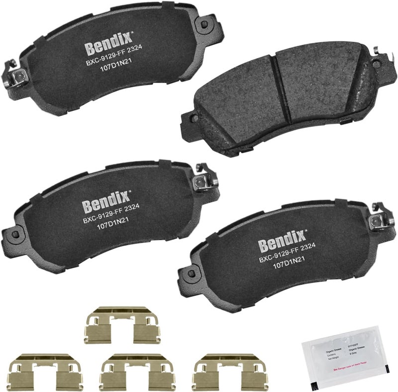 Bendix بطانات فرامل أمامية سيراميك Priority1 CFC2324 لنيسان كيكز 2024-2017، فيرسا 2024-2020 - Image 1
